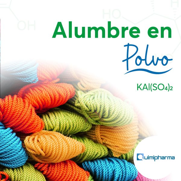 Alumbre en polvo